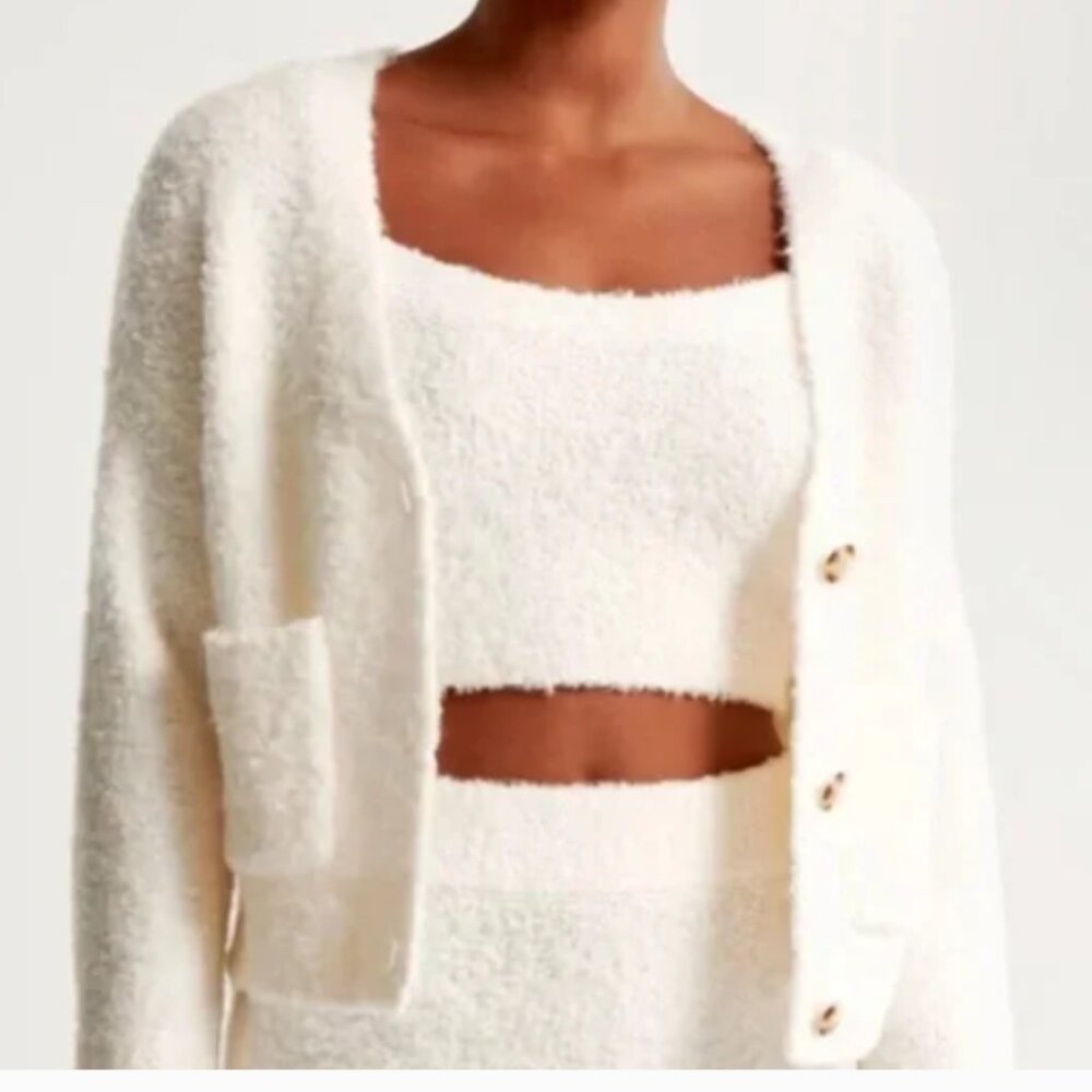 Abercrombie & Fitch Lounge Boucle Cardigan